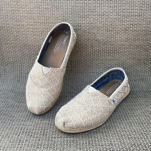 TOMS Cream Tweed Alpargata